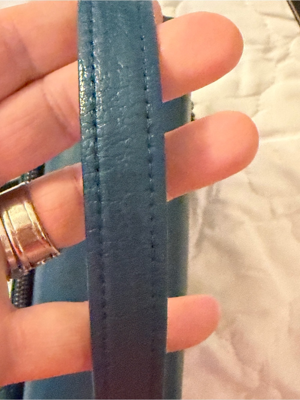 CHANEL Small Coco Curve Flap Bag - Teal/Deep Blue with Gold Hardware - Picture 10 of 10